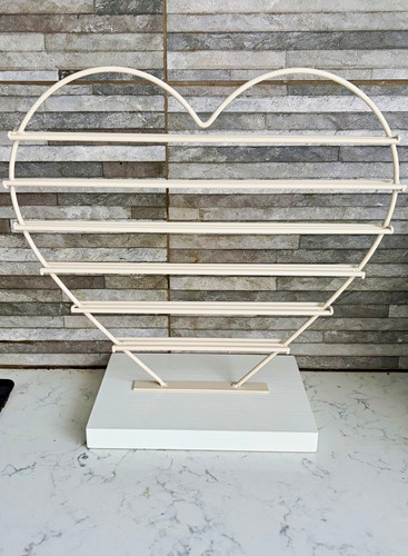 Heart shaped cream painted - heart,